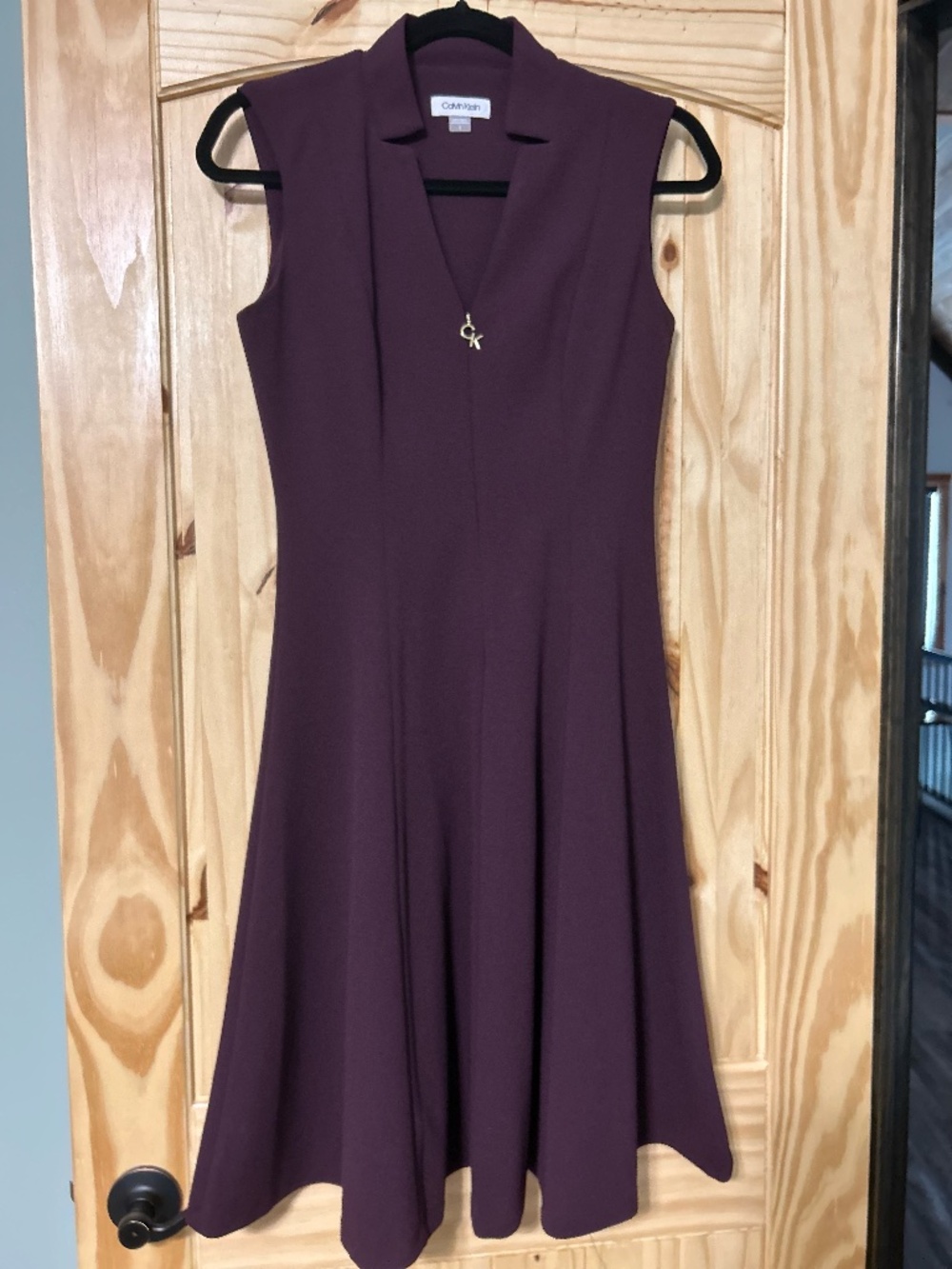 Wine Calvin Klein Dress